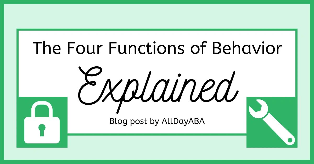 the-four-functions-of-behavior-explained